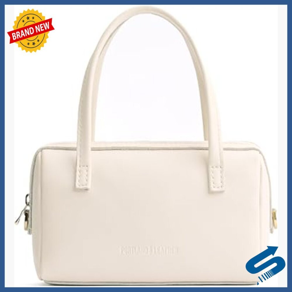 Large Full-Grain Leather Doctor Bag with Adjustable Crossbody Strap
